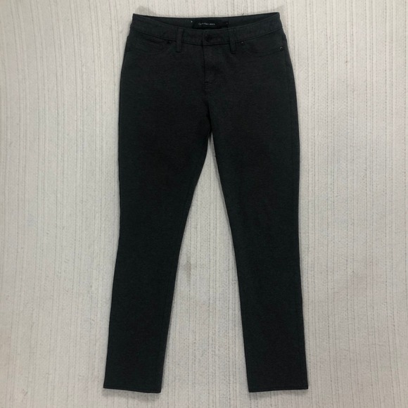 Calvin Klein Jeans Denim - Calvin Klein Jeans Womens Dark Gray Stretch Skinny Pants‎ Size 8